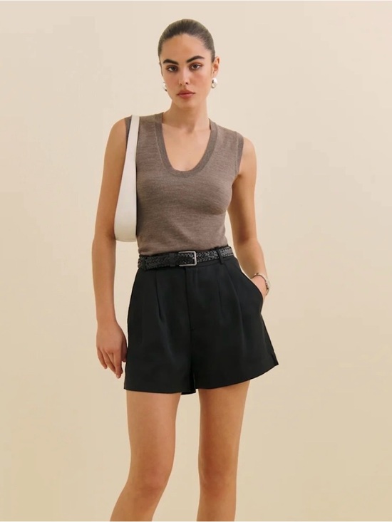 Reformation Pants - Reformation Mason High-Waisted Shorts
